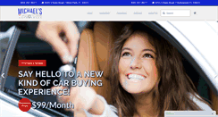 Desktop Screenshot of michaelsautosales.com